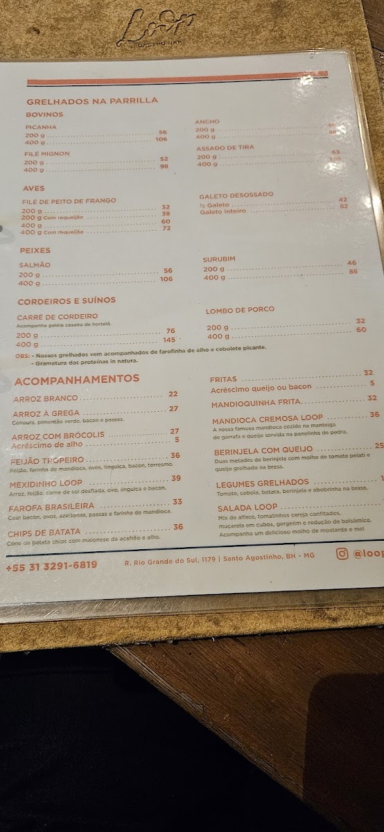 Menu Loop Gastro Bar-6